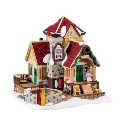 Sunny Springs Lodge 22x23x24 cm Kersthuisje LEMAX - Lemax