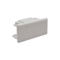 Eindkap voor witte spanningsrail - 1-fase - thumbnail