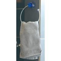 Basic Handdoekhouder met zuignap 15.8x4 cm assorti - thumbnail