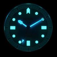 Nixon A1402-5235 Groen Zilverkleurig Heren horloge - thumbnail