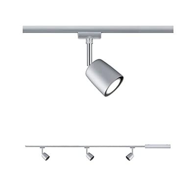 Paulmann 230V-railsysteem lamp URail GU10 30 W LED Chroom, Chroom (mat) Paulmann 230V-railsysteem lamp URail GU10 30 W LED Chroom, Chroom (mat)