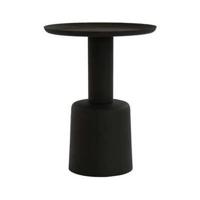 Light & Living Bijzettafel 'Milaki' 39cm, kleur Zwart - thumbnail