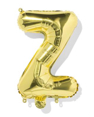 HEMA Folieballon letter Z 30cm goud (goud)