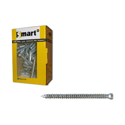 pgb-Europe SMART | Kozijnschroef CK-T30 Ø 7,50x122 Zn | 100 st SM0WSC001075122E