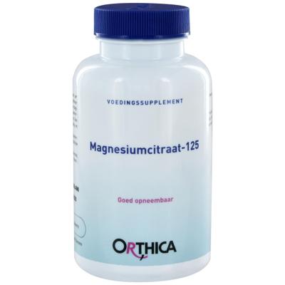 Orthica Magnesiumcitraat-125 Capsules Orthica Magnesiumcitraat-125 Capsules