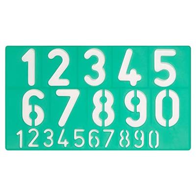 Linex lettersjabloon van 50 mm, set van 4 stuks Linex lettersjabloon van 50 mm, set van 4 stuks