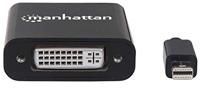 Manhattan 152549 Actieve Mini DisplayPort Mannelijke naar DVI-I Dual Link Female Vrouwelijke Zwart - thumbnail
