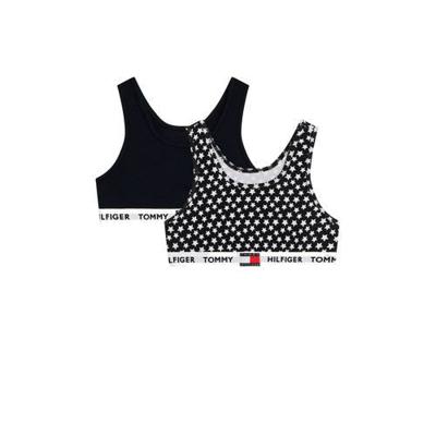 Tommy Hilfiger bh top - set van 2 sterren zwart/wit Tommy Hilfiger bh top - set van 2 sterren zwart/wit