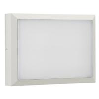 Albert Buitenlamp rechthoekigParel 26cm - wit - 686403 - thumbnail