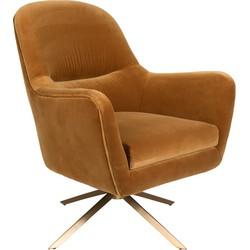 Dutchbone Fauteuil 'Robusto', kleur Goud Dutchbone Fauteuil 'Robusto', kleur Goud