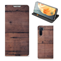 OPPO Reno3 | A91 Book Wallet Case Old Wood - thumbnail