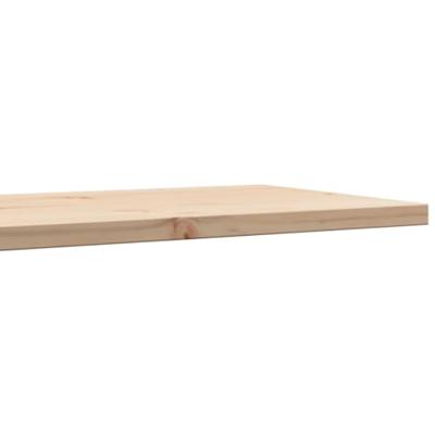 Tafelblad rechthoekig 110x40x2,5 cm massief grenenhout