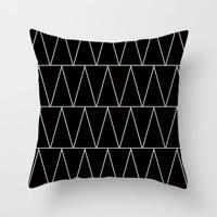 2 stuks zwart en wit eenvoudige en moderne geometrische abstract decoratieve kussenslopen polyester gooien kussensloop (21) - thumbnail