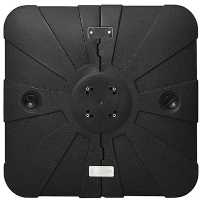 VidaXL Vrijhangende parasolvoet zwart 86 x 86 x 19 cm VidaXL Vrijhangende parasolvoet zwart 86 x 86 x 19 cm