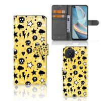 Telefoonhoesje met Naam OPPO Reno4 Z Punk Geel - thumbnail