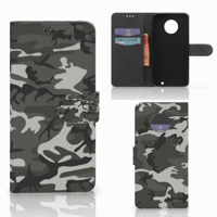 Motorola Moto G6 Plus Telefoon Hoesje Army Light - thumbnail