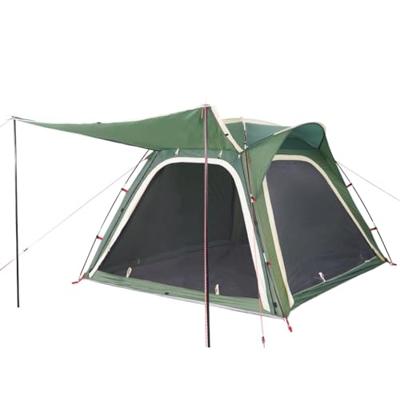 VidaXL Tent 4-persoons waterdicht snelontgrendeling groen