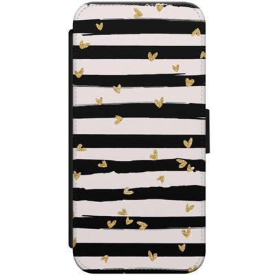 iPhone 6/6s flipcase - Hart & streepjes iPhone 6/6s flipcase - Hart & streepjes
