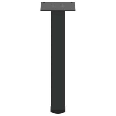 Salontafelpoten 4 st 30-32 cm staal zwart