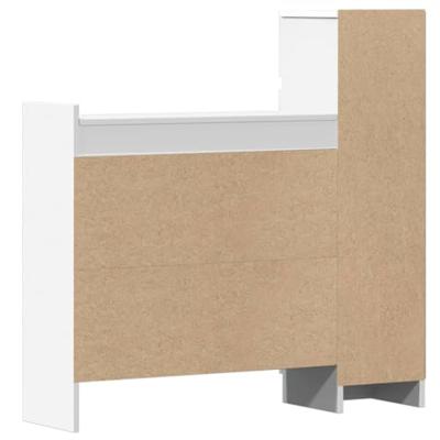 VidaXL Schoenenkast 100,5x28x100 cm bewerkt hout wit