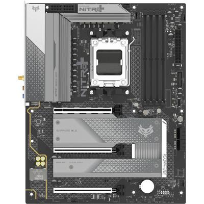 Sapphire 52123-03-40G Moederbord Socket AMD AM5 Vormfactor ATX Moederbord chipset AMD® B850