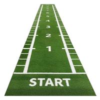 Lifemaxx Sprinttrack 1,5 x 11m groen - thumbnail