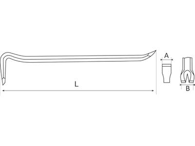 Bahco koevoet, vinkvrij | NS602-760