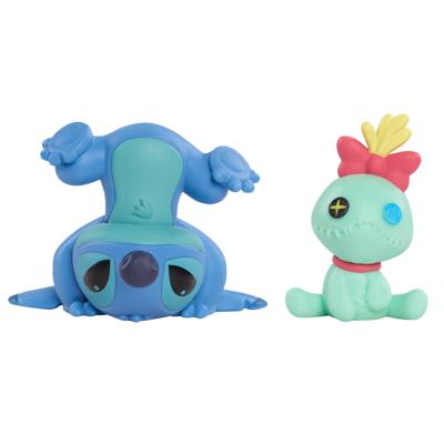 Disney Stitch figurenset Scrump & ondersteboven Stitch