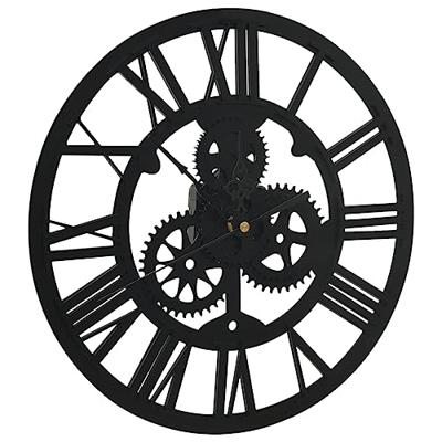 Wandklok 30 cm acryl zwart Wandklok 30 cm acryl zwart