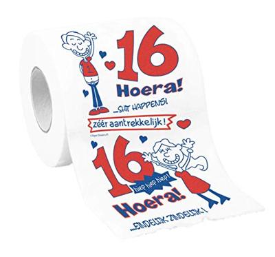 Toiletrol bedrukt 16 jaar