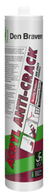 Den Braven Zwaluw Acrylaatkit Anti-Crack 310Ml Wit - 11615201 - 11615201