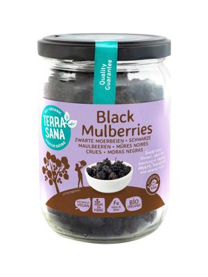 Moerbei bessen zwart in glazen pot - 190 gram