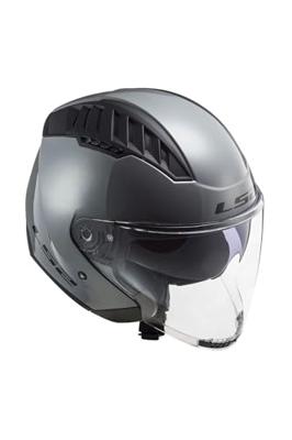 LS2 "of600 copter ii solid" jethelm helmet copter ii soli nardo grey gr. l