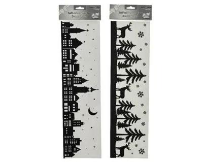 Raamdecoratie pt L50b14h1 cm zwart a2 Decoris - Decoris Raamdecoratie pt L50b14h1 cm zwart a2 Decoris - Decoris