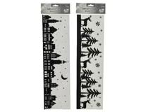 Raamdecoratie pt L50b14h1 cm zwart a2 Decoris - Decoris - thumbnail