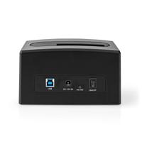 Nedis HDDUSB3210BK Docking Station Voor Harde Schijf Usb 3.2 Gen1 Usb Type-a 1 Schijf 2.5 / 3.5 " Usb 3.2 Gen1 Docking Desktop - thumbnail