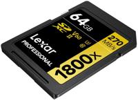 Lexar Professional SDXC 64GB BL 1800X UHS-II V60 Gold - thumbnail