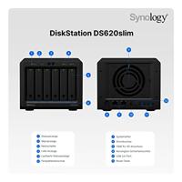 Synology DiskStation DS620slim NAS-serverbehuizing 6 Bay DS620slim - thumbnail