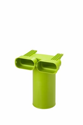 Air Excellent AE55sc Ventieladapter 90° 125 met 1 afdekkap Air Excellent AE55sc Ventieladapter 90° 125 met 1 afdekkap