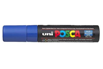 Uni-Posca Posca marker, afm pc-17k, lijndikte 15 mm, extra breed, blauw, 1 stuk