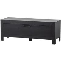 WOOOD TV-meubel 'Bonk' Grenen, 120cm, kleur Mat Zwart - thumbnail