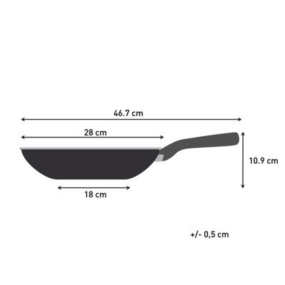 Tefal C48519 Pan Zwart - thumbnail