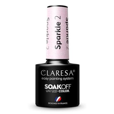 Claresa uv/led gellak 5ml sparkle 2 Claresa uv/led gellak 5ml sparkle 2