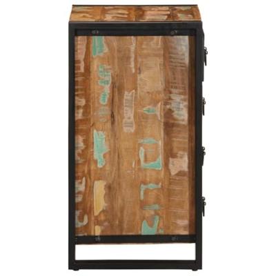 Ladekast 40x40x90 cm massief gerecycled hout meerkleurig Ladekast 40x40x90 cm massief gerecycled hout meerkleurig