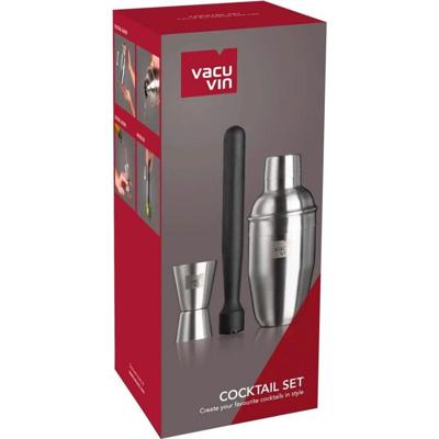 Vacuvin cocktailset basic 3-delig