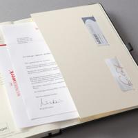 Notitieboek sigel conceptum pure a4+ lijn zwart - thumbnail