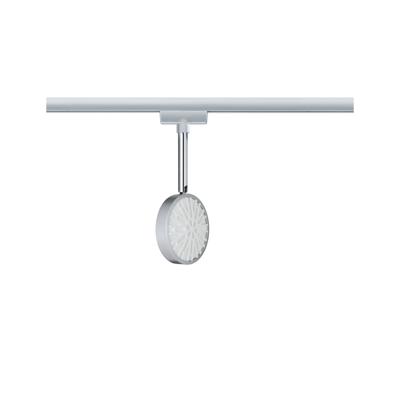 Paulmann URail Discus 230V-railsysteem lamp URail LED vast ingebouwd 5 W LED Chroom (mat), Chroom Paulmann URail Discus 230V-railsysteem lamp URail LED vast ingebouwd 5 W LED Chroom (mat), Chroom