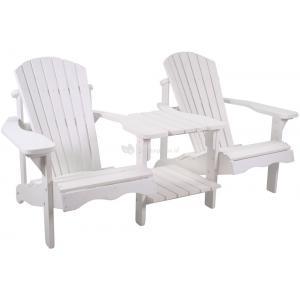 Dubbele loungestoel Jumbo Canadian wit Dubbele loungestoel Jumbo Canadian wit