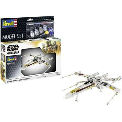 Modelbouwset - REVELL - Star Wars X-Wing Fighter Carson Teva - Mandalorian - Inclusief lijm, verf en accessoires