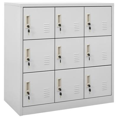 Lockerkast 90x45x92,5 cm staal lichtgrijs Lockerkast 90x45x92,5 cm staal lichtgrijs